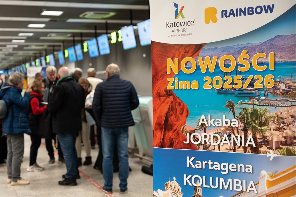 Katowice: Inauguracja połączenia Rainbow do Akaby. Rejsy z Enter Air