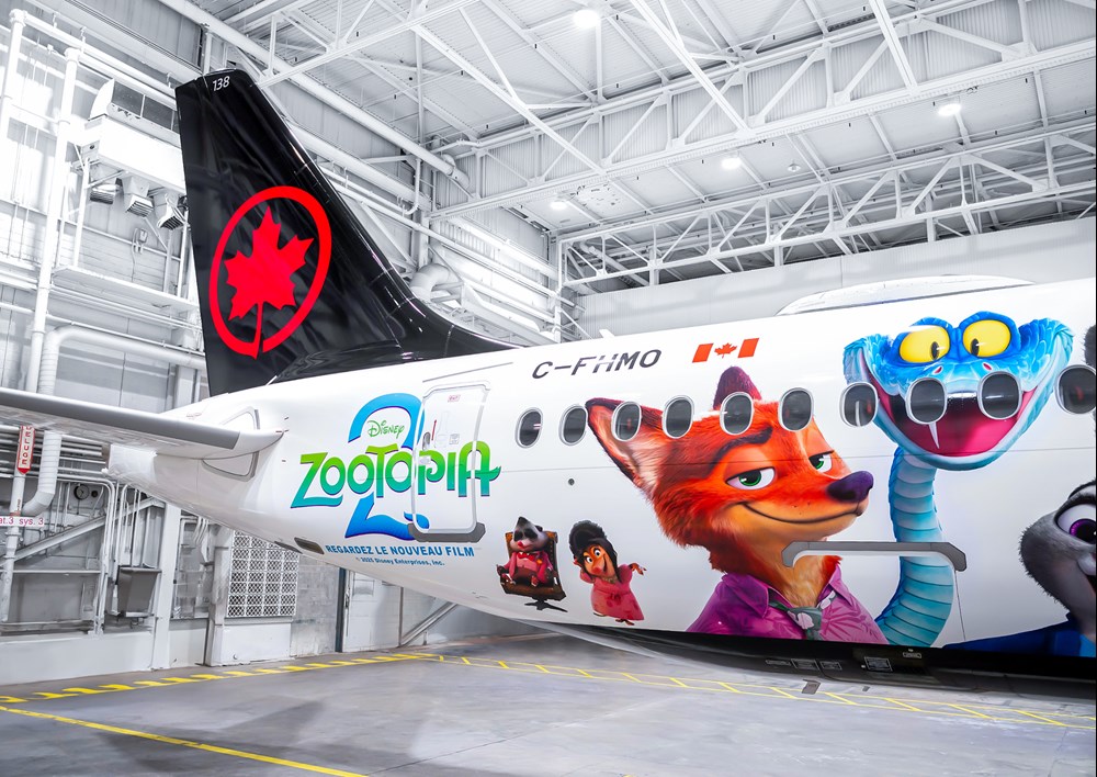 Air Canada prezentuje A220 w barwach filmu Zwierzogród 2 (zdjęcia)