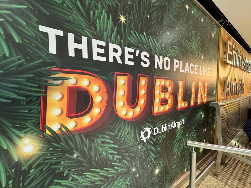 Dublin: Listopad z dwucyfrowym wzrostem liczby podróżnych