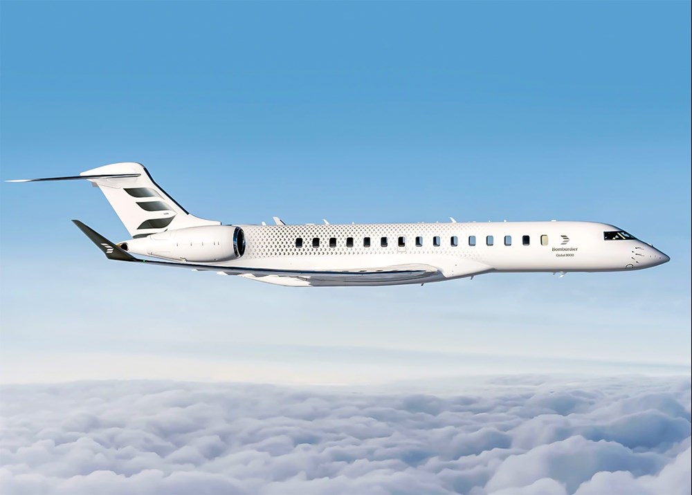 Bombardier: Global 8000 z certyfikatem typu od FAA