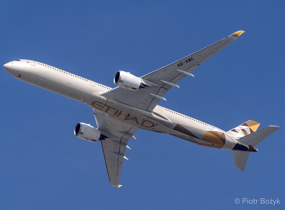 Etihad: 10. A350-1000 we flocie. To 29. samolot jaki dołączył w ostatnich 12 miesiącach