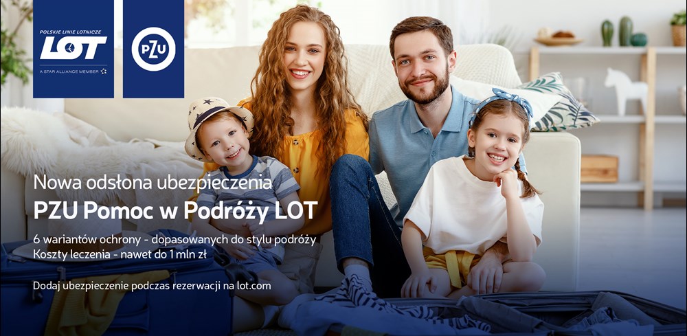 Nowa odsłona ubezpieczenia „PZU Pomoc w Podróży LOT”