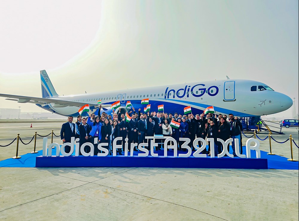 Linie IndiGo odebrały pierwszego A321XLR (zdjęcia)