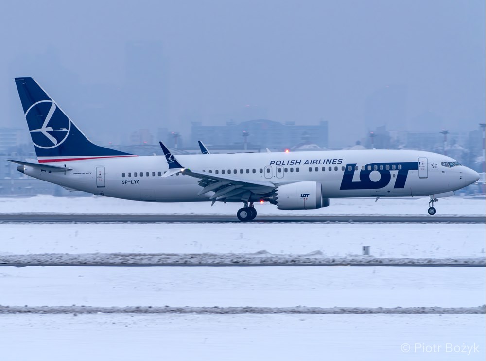 LOT. SP-LYC dotarł do Warszawy. Flota 737 MAX urosła do 20 szt. (zdjęcia)