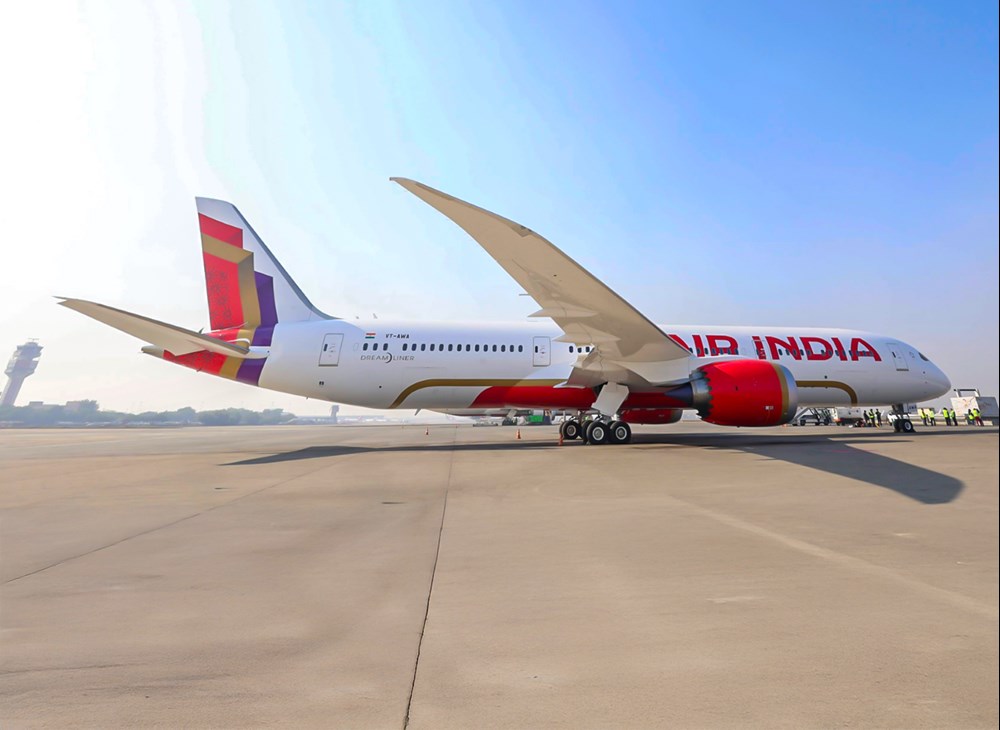 Air India z pierwszym fabrycznie nowym boeingiem B787-9