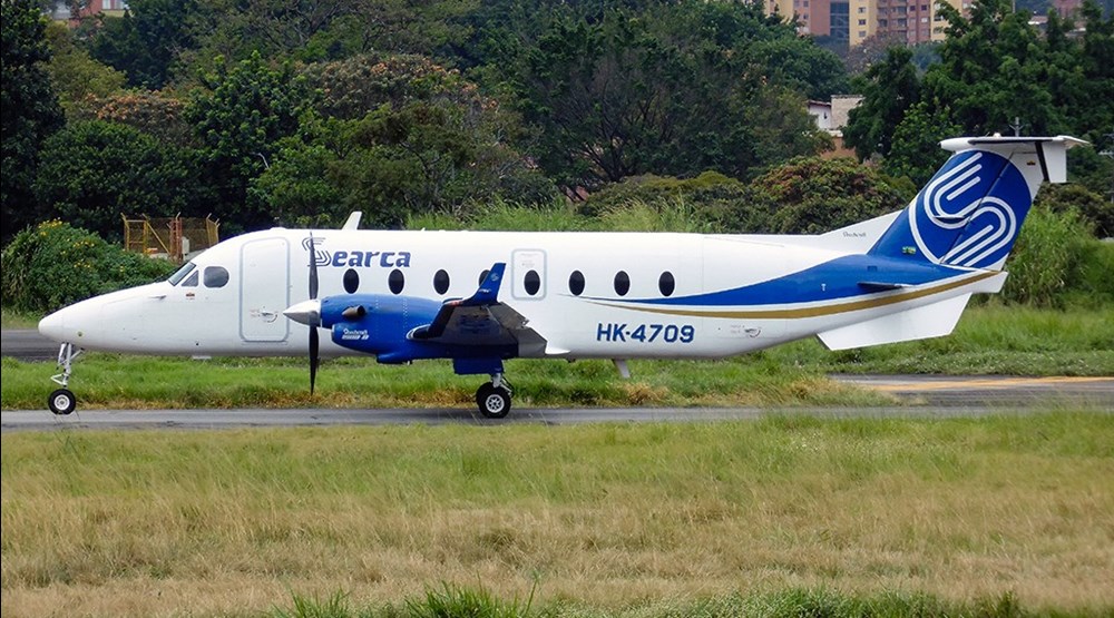 Beechcraft 1900D rozbił się w Kolumbii