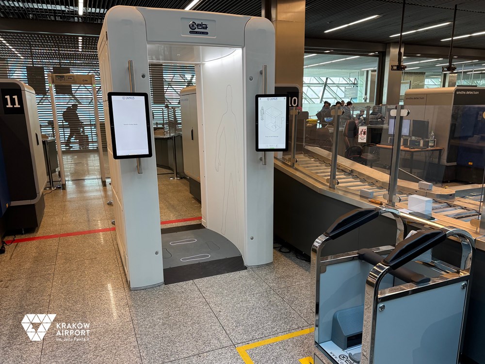 Lotnisko Kraków testuje skanery ciała