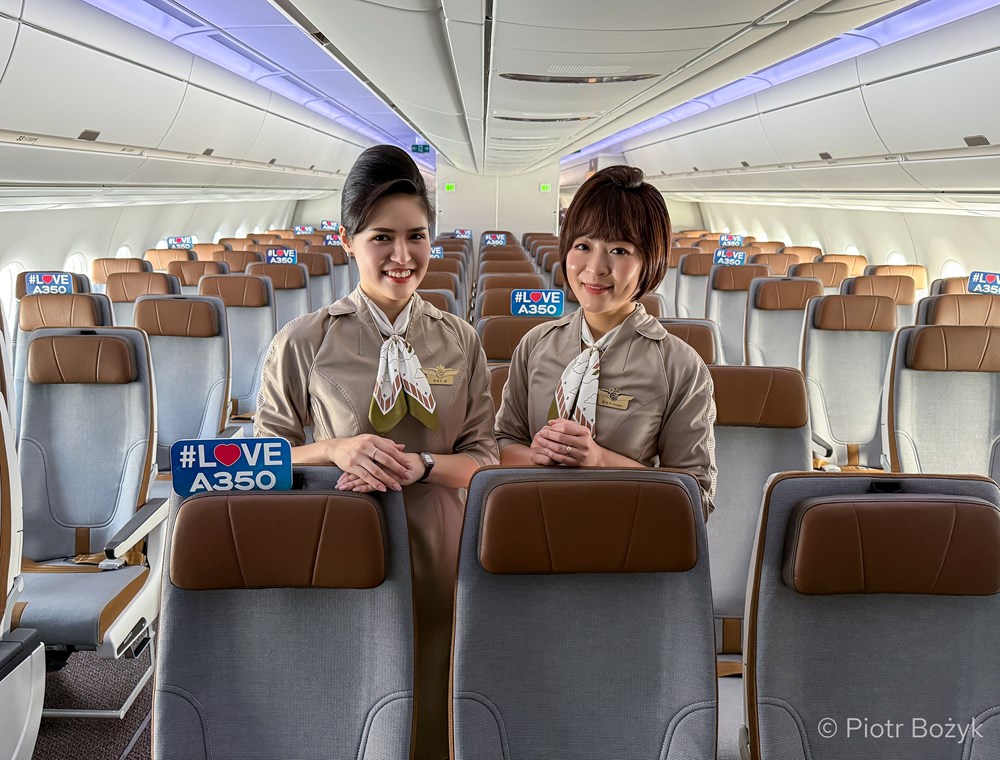 Pokład airbusa A350 Starlux Airlines. Cztery klasy i design BMW