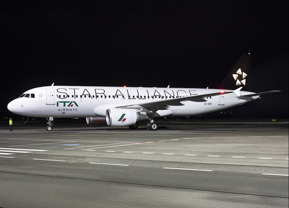 ITA Airways z pierwszym A320 w barwach Star Alliance