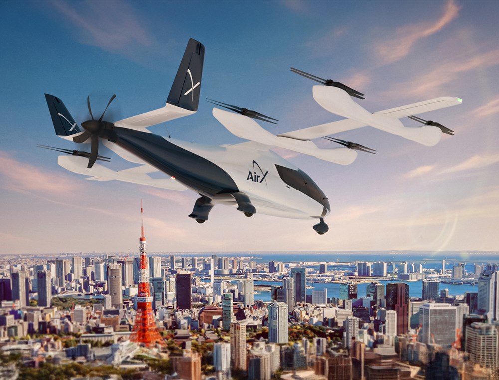 AirX kupuje eVTOL od Eve Air Mobility. Japonia stawia na nową mobilność powietrzną