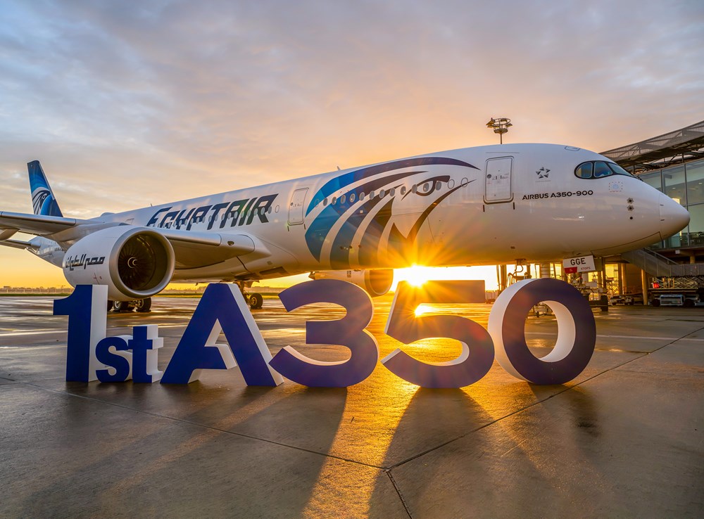 EGYPTAIR odebrały pierwszego airbusa A350-900