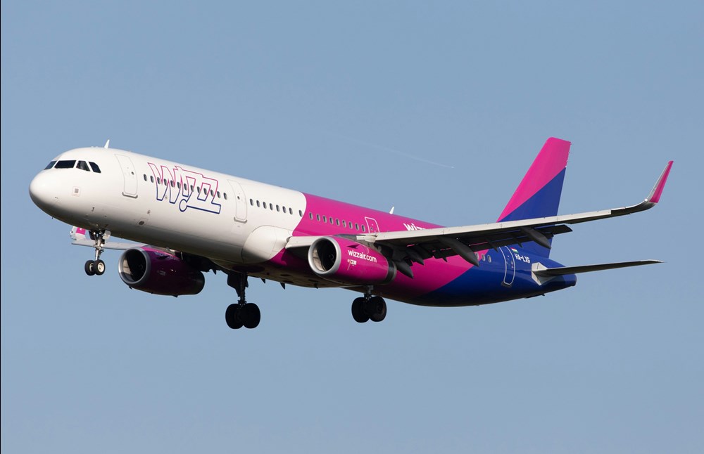 Wizz Air zwiększa liczbę lotów z głównych baz europejskich