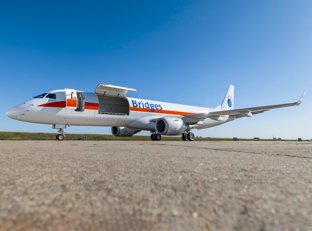 Pierwszy E190F rozpoczął służbę w Europie. Debiut u Bridges Air Cargo