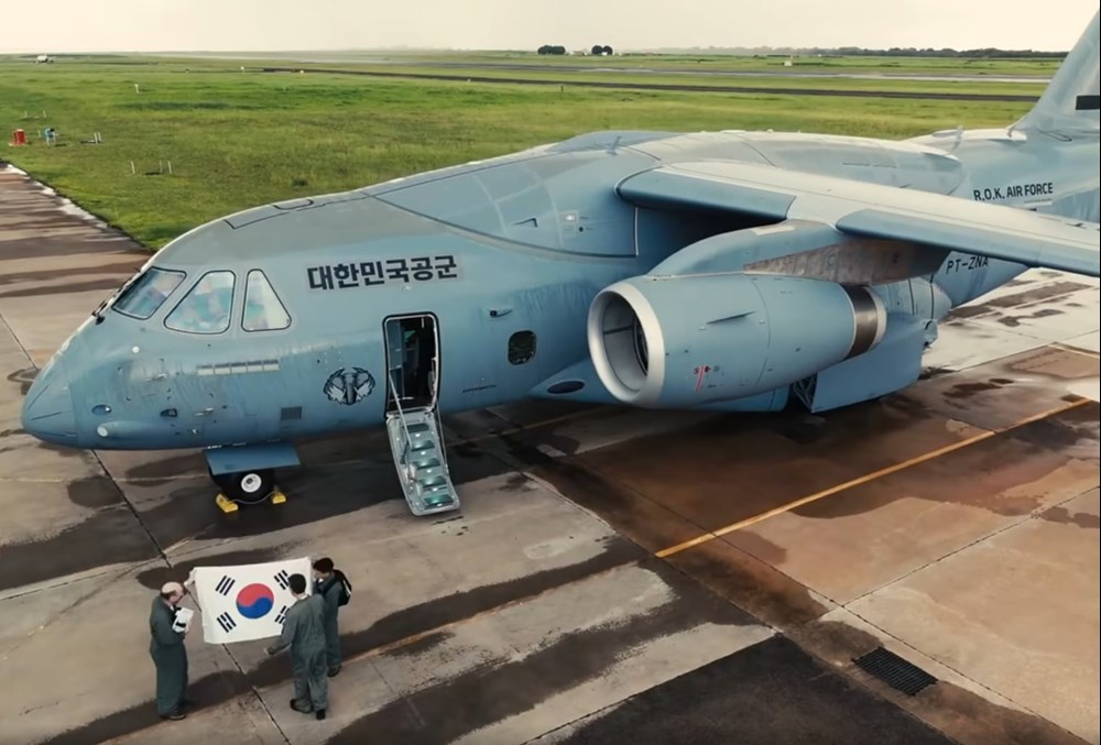 Pierwszy lot embraera C-390M dla Korei Południowej