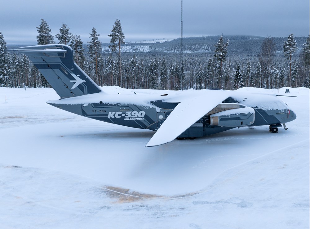 Embraer KC-390 zakończył testy w warunkach zimowych
