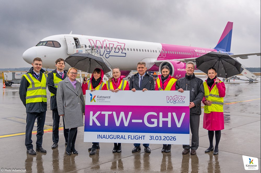 Katowice: Ruszyły rejsy Wizz Air do Braszowa