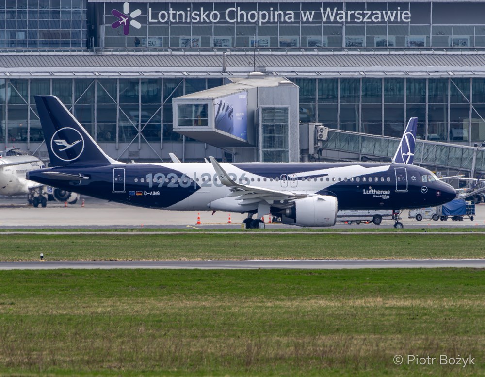 Lufthansa. Jubileuszowy A320neo na 55 lat lotów do Warszawy
