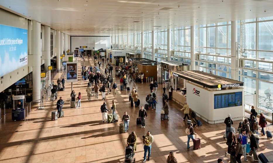 Bruksela: Marzec z dużym wzrostem liczby pasażerów transferowych