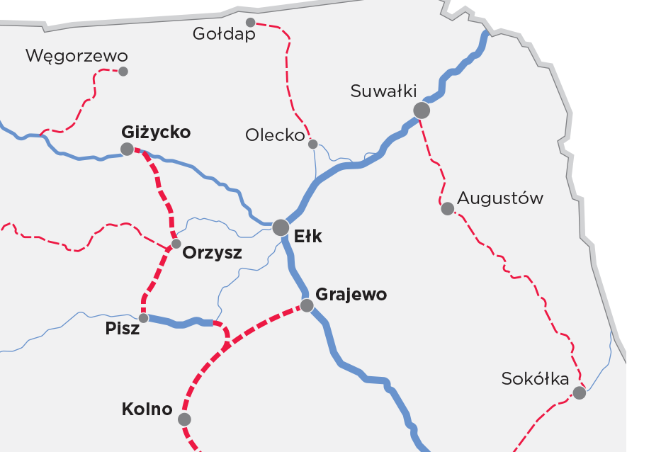 Port Polska o nowych liniach kolejowych na północnym wschodzie kraju