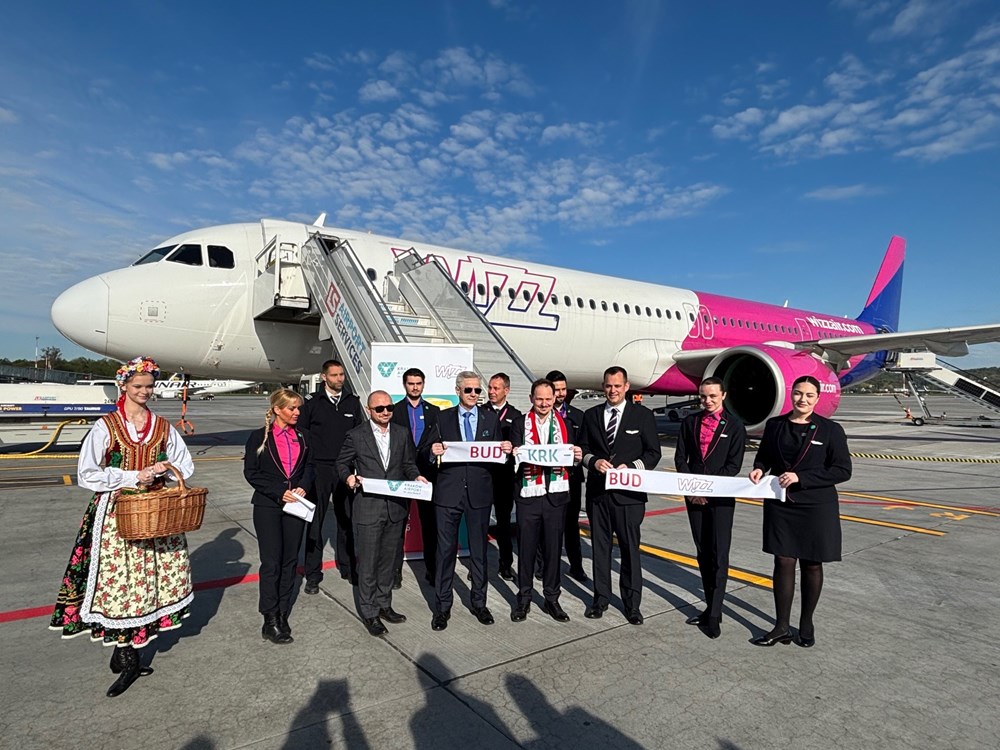Kraków: Wizz Air zainaugurował rejsy do Budapesztu