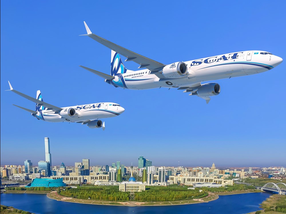 SCAT Airlines zwiększają zamówienie na boeingi B737 MAX