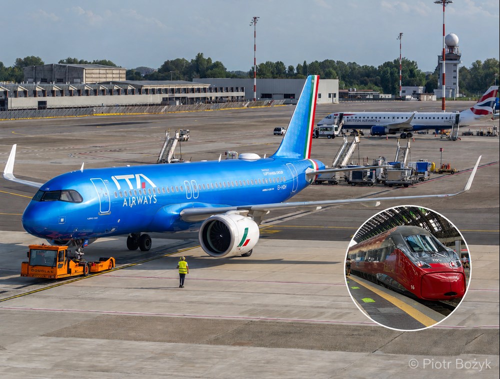 ITA Airways i Italo uruchomią wspólny bilet lotniczo-kolejowy