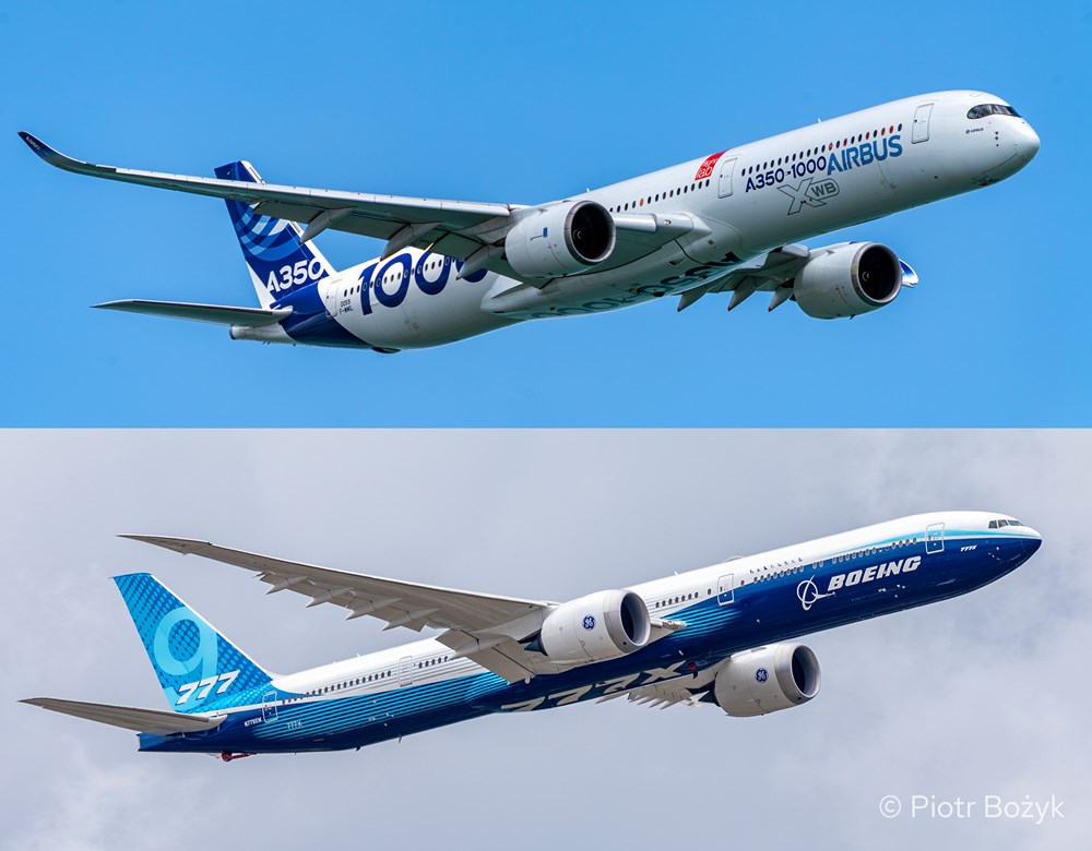 Singapore rozważają zakup ponad 50 szerokokadłubowców. W grze A350-1000 i B777X