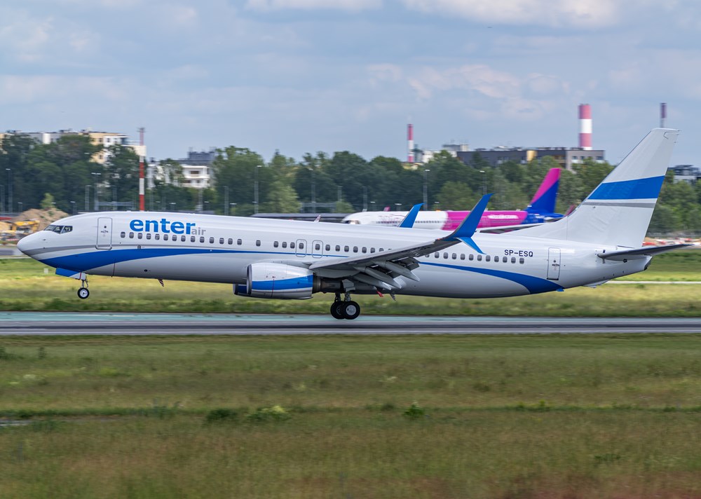 Enter Air. Kolejny boeing B737-800 we flocie