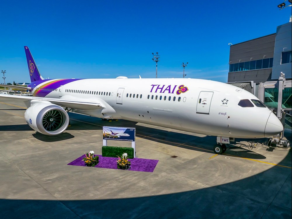 THAI odebrały pierwszego nowego B787-9 z silnikami GE