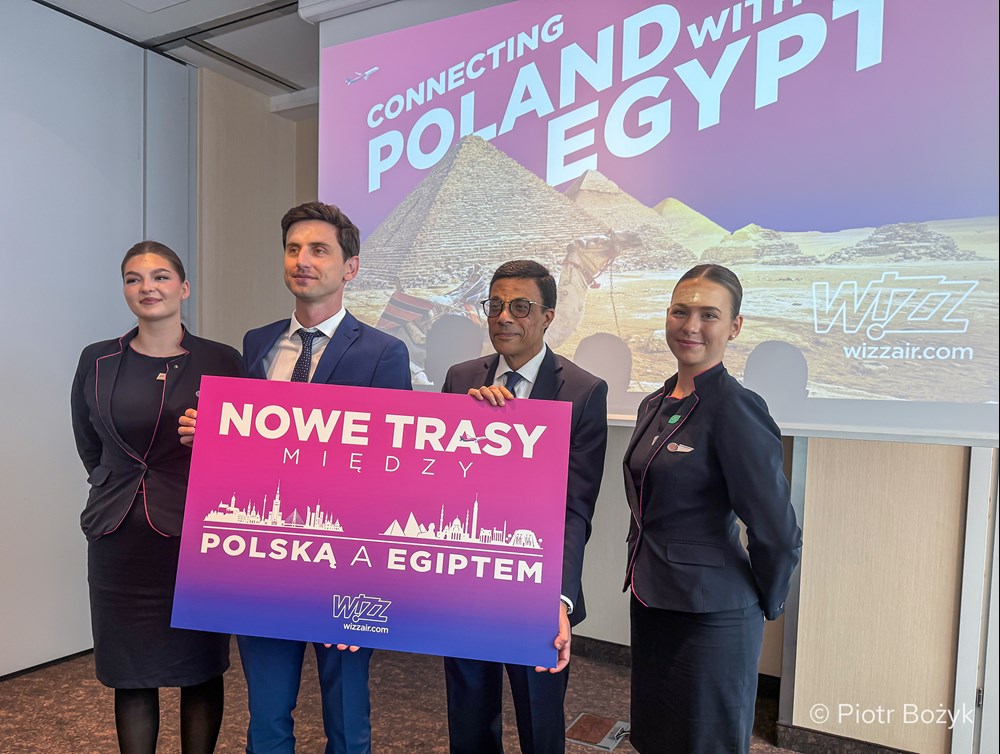 Wizz Air ogłasza 14 tras z Polski. Debiut połączeń do Egiptu!