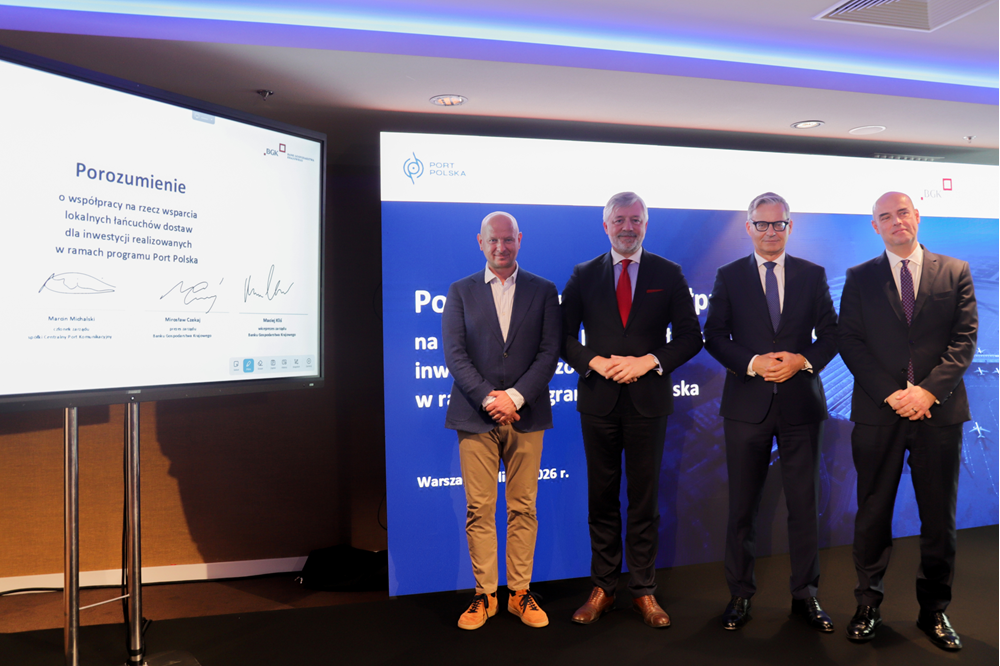 Port Polska i BGK razem na rzecz polskich firm i łańcuchów dostaw