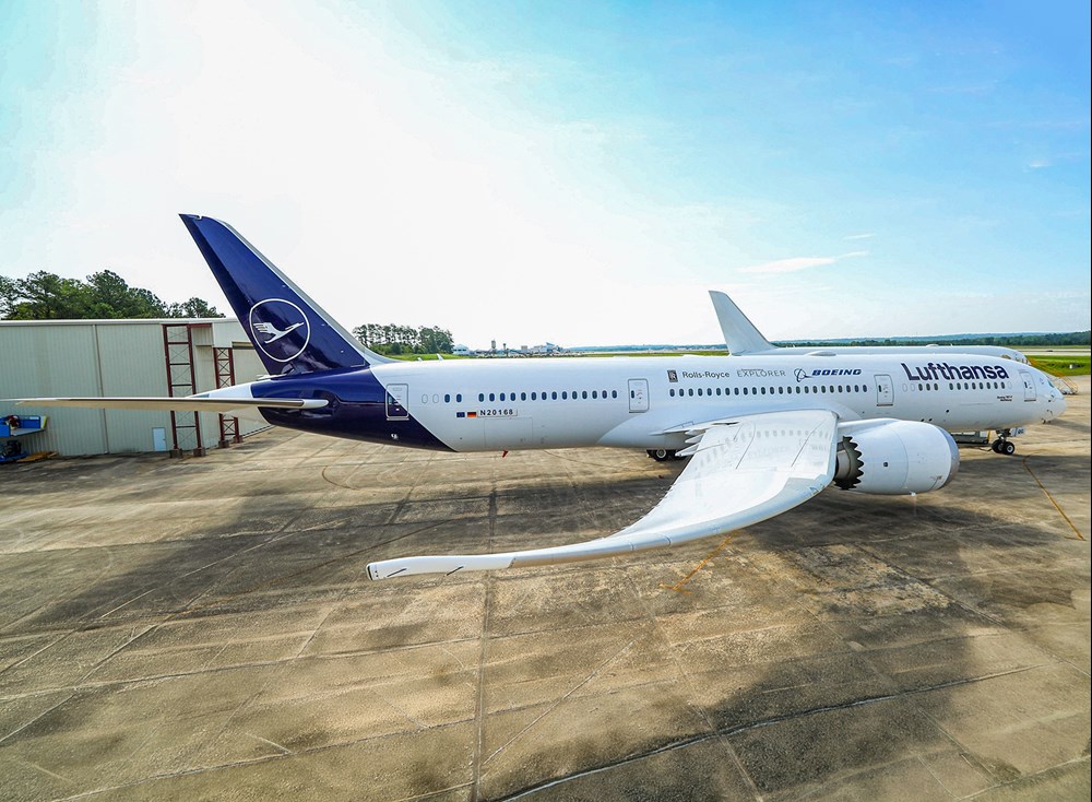 Boeing, Lufthansa i Rolls-Royce przetestują technologie ograniczające zużycie paliwa i hałas