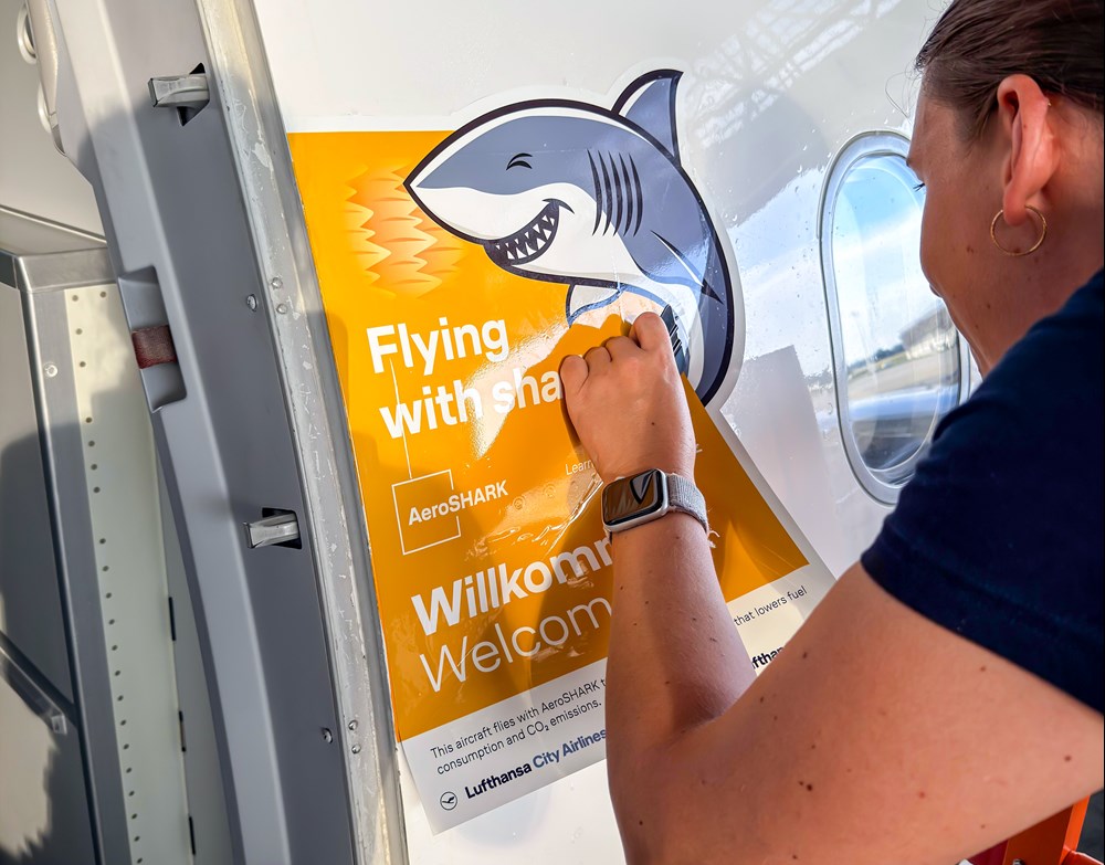 Lufthansa testuje nową generację powłoki AeroSHARK