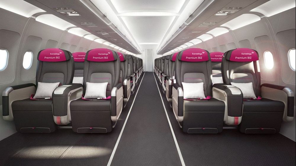 Koniec z wolnym środkowym fotelem. Eurowings stawia na prawdziwą klasę biznes