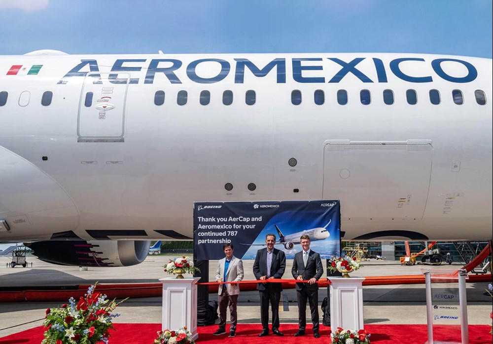 AerCap dostarczył Aeroméxico 25. Boeinga 787. To setny Dreamliner lessora