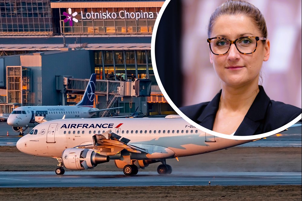 Air France-KLM: Chcemy się rozwijać w Warszawie, ruch tranzytowy rośnie