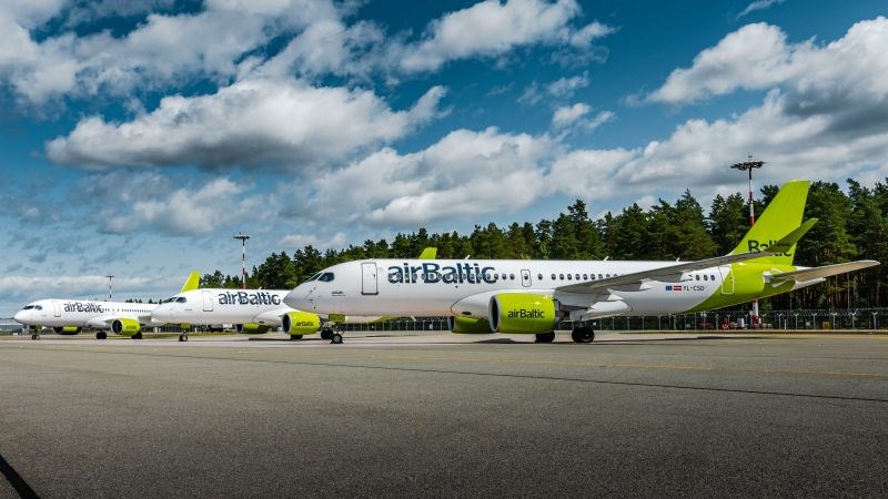 Sierpień w airBaltic lepszy niż przed rokiem