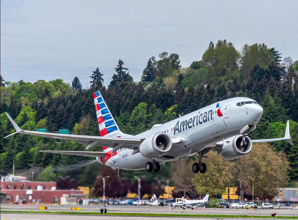 Boeing i American zakończyli pierwszy program wymiany podwozia w B737 MAX