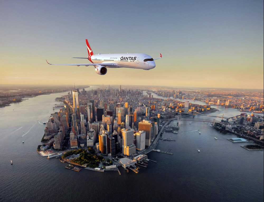 Qantas: Od 2028 r. loty non stop z Sydney do Nowego Jorku