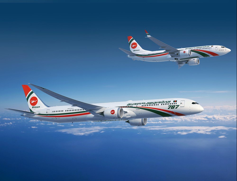 Biman Bangladesh zamawiają kolejne Dreamlinery i B737 MAX