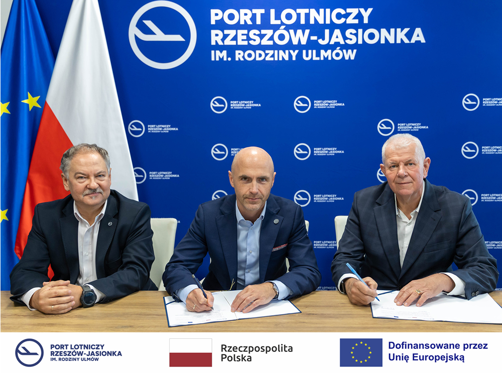 Rzeszów z umową na nadzór inwestorski przebudowy drogi startowej