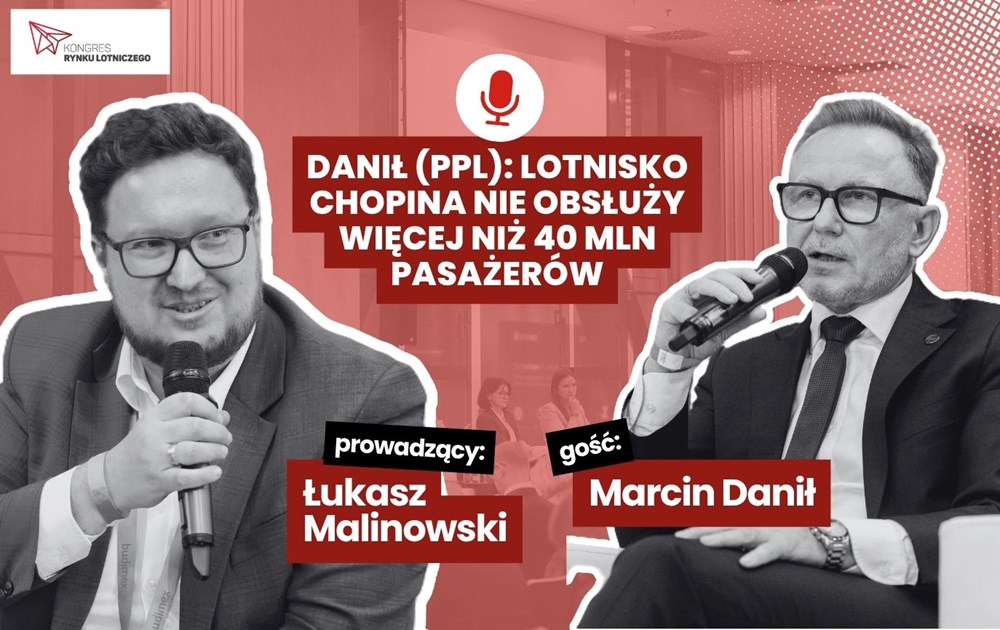 Danił (PPL): Lotnisko Chopina nie obsłuży więcej niż 40 mln pasażerów