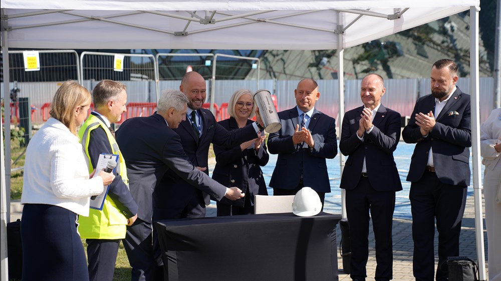 Kraków: Wmurowanie kamienia węgielnego pod terminal pasażerski T6
