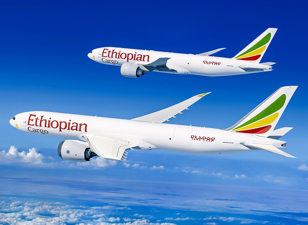 Ethiopian zamawiają 10 frachtowych Boeingów, w tym osiem B777-8F