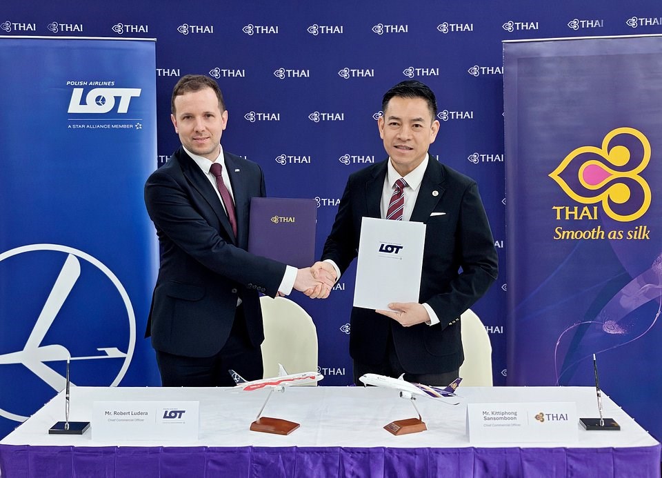 PLL LOT i Thai Airways planują współpracę codeshare
