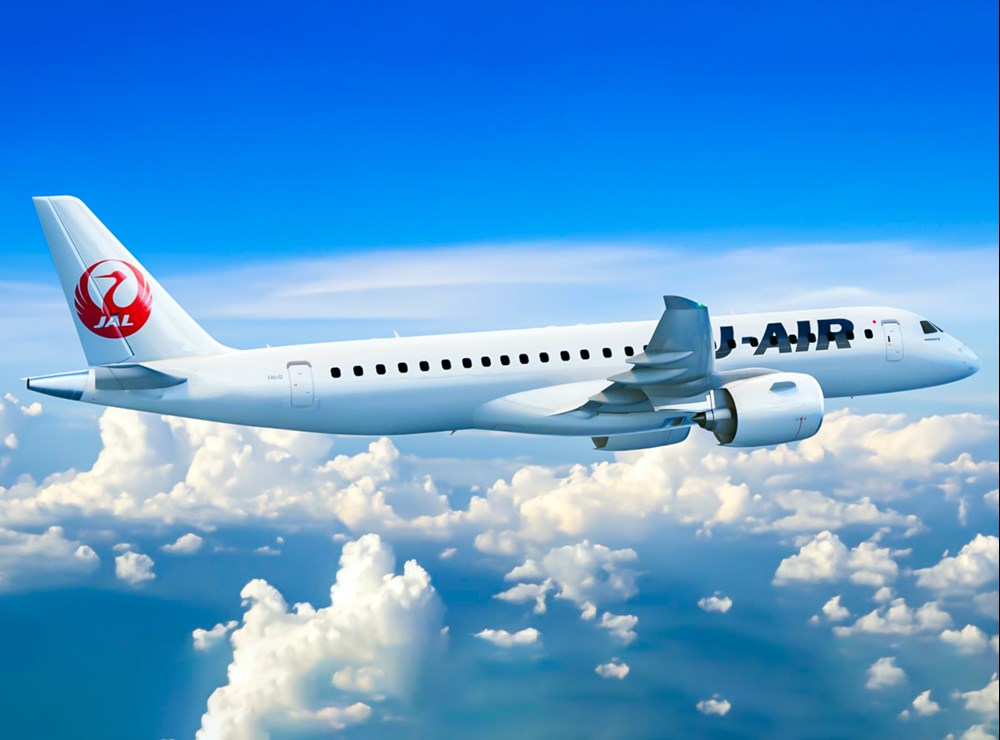 Japan Airlines zamawiają Embraery E190-E2. Zastąpią one starsze E-Jety
