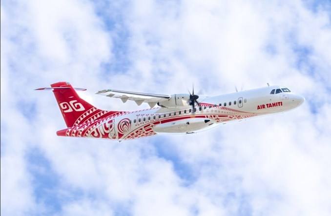 Tydzień w drodze i ponad 23 tys. km. Biznesowy ATR 72-600 na Tahiti