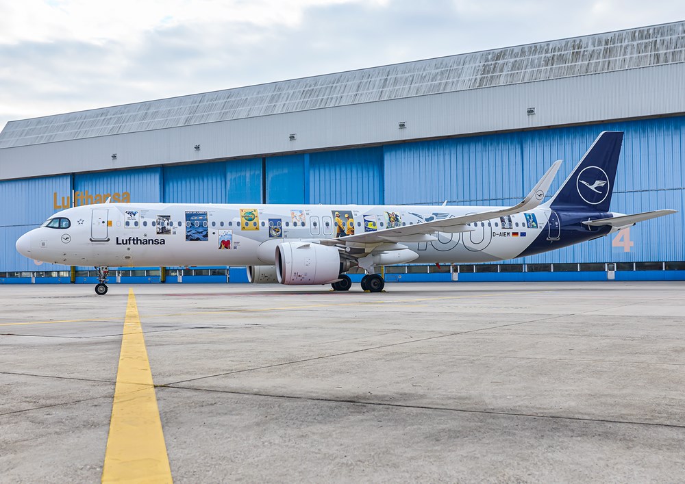 Lufthansa ukończyła jubileuszowe malowanie Airbusa A321neo (zdjęcia)